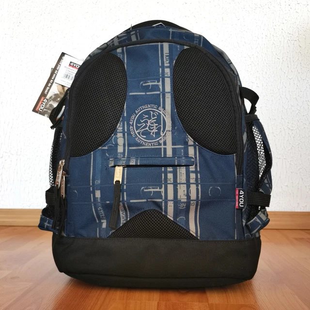 4YOU RUCKSACK COMPACT Checkers blue, unbenutzt und komplett neu EUR 55 ...