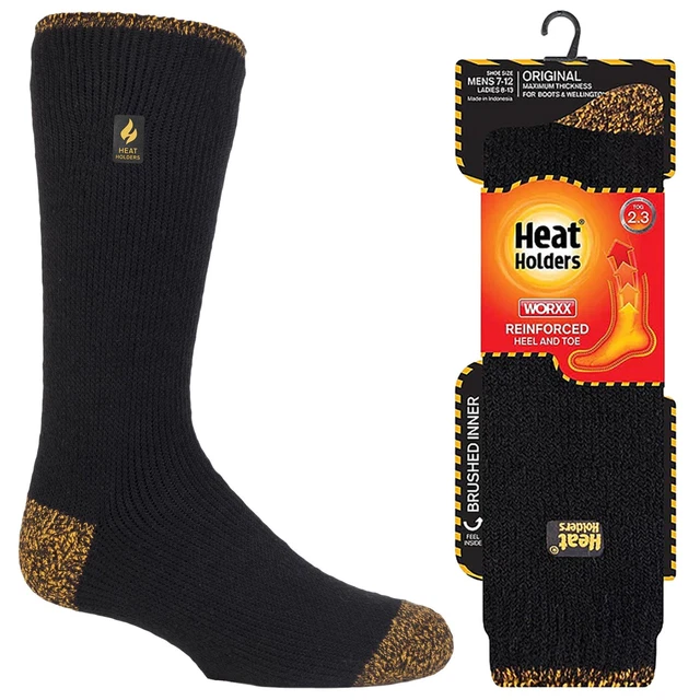 Chaussettes Thermiques Heat Holders LITE Homme - Longues Et Fines - Pour Bottes Ou Chaussures