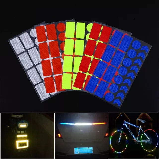 Tape Bike Reflective Stickers Wheel Rim Sticker Motorcycle Bicycle Reflector