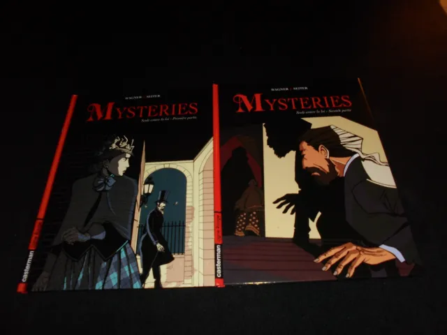 Wagner / Seiter: Mysteries Alone Against the Law 1 & 2 EO Casterman 2006/2007
