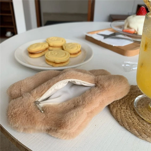 Lapin en peluche Sacs à monnaie Sacs d'animaux Clés de carte cas Pochette 3