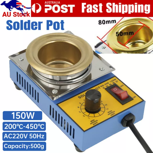 200‑450°C 220V Tin Melting Furnace Lead Free Solder Pot Welding Soldering Bath