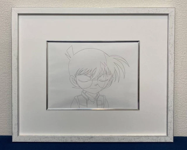 Detective Conan/Anime Cel Genga Framed Conan Edogawa Gosho Aoyama Animation Doug