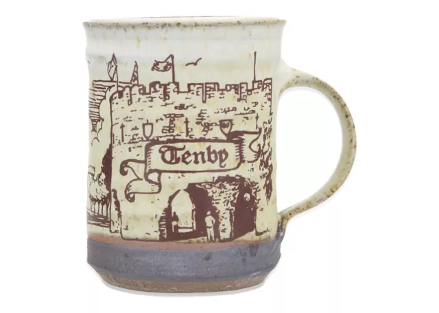 Paul Webb Welsh Studio Pottery TENBY Mug