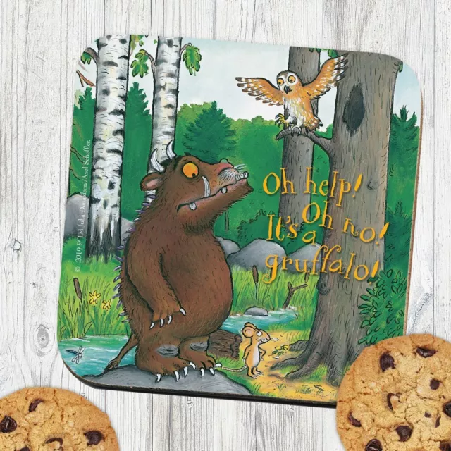 The Gruffalo, Mouse and the Owl - Oh help, oh no, its a Gruffalo - Cork Coaster