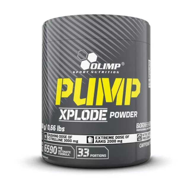 (79,67 EUR/kg) Olimp Pump Xplode Powder 300 g pompa senza glutine senza lattosio