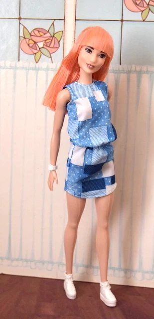 BARBIE FASHIONISTA TALL Barbie doll Asian face sculpt No 60 Peach