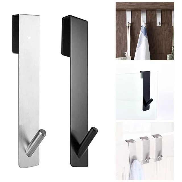 GLASS DOOR TYPE Frameless Shower Hook Robe Hooks Towel Rack Storage