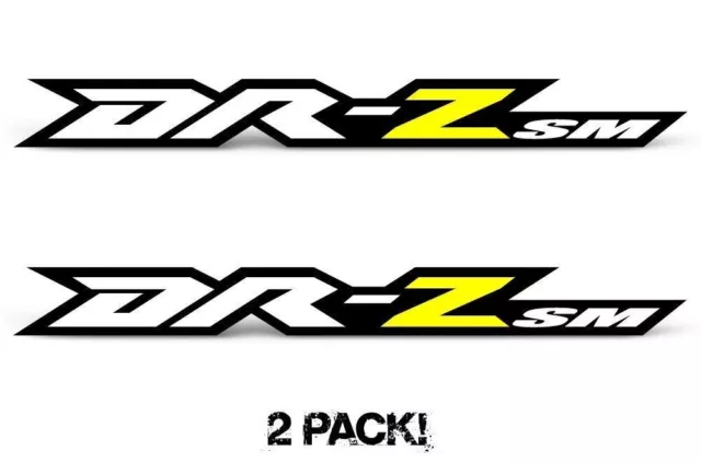 Swingarm Decal sticker graphics kit for: Suzuki DRZ400SM,Tank  2PC 1.5x13.75 Yel