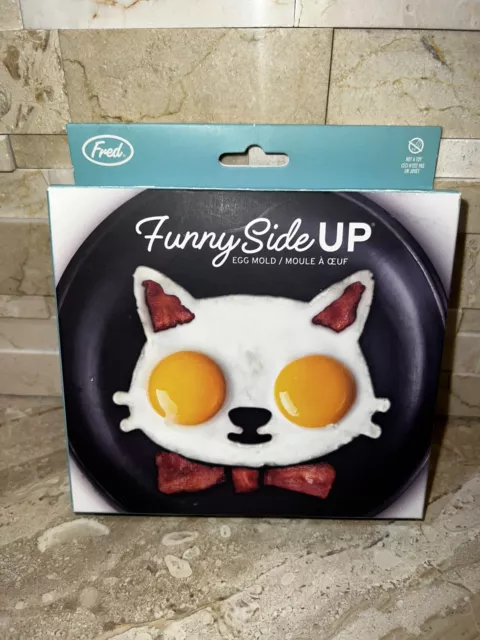 Fred Funny Side Up Cat Face "Just Kitten" Egg Mold