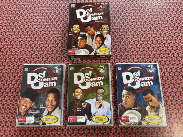 Def Comedy Jam All Stars Collection 1 (3 DVD Box set) Chris Rock Bernie Mac (NM)