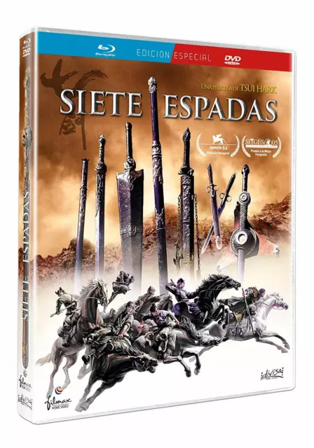 SIETE ESPADAS (Seven Swords) COMBO BLURAY-DVD NUEVO SIN ABRIR