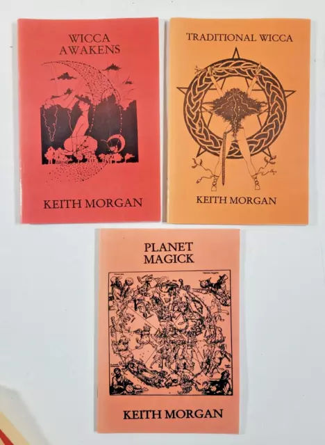 Lot 3 KEITH MORGAN Traditional Wicca Awakens Planet Magick PENTACLE ENTERPRISES