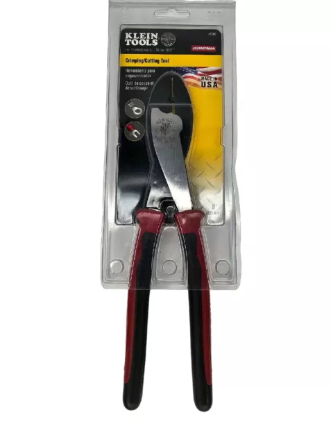 Klein Tools J1005 Journeyman™ Crimping and Cutting Tool 9" New Factory Sealed