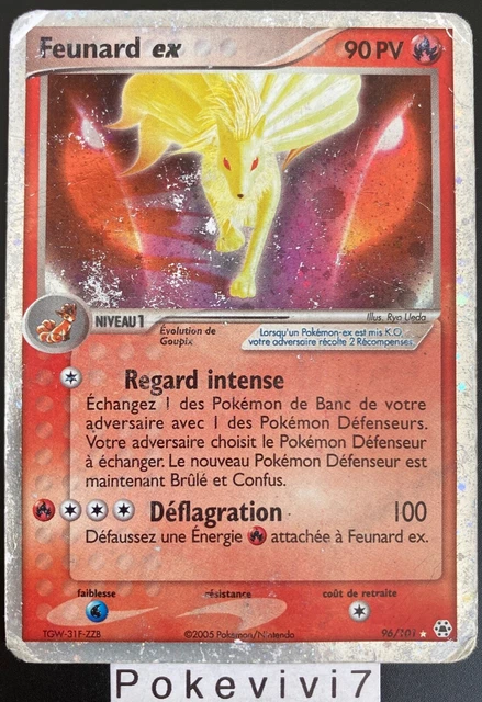 Carte Pokemon FEUNARD 96/101 EX Ultra Rare Bloc EX Légendes Oubliées FR