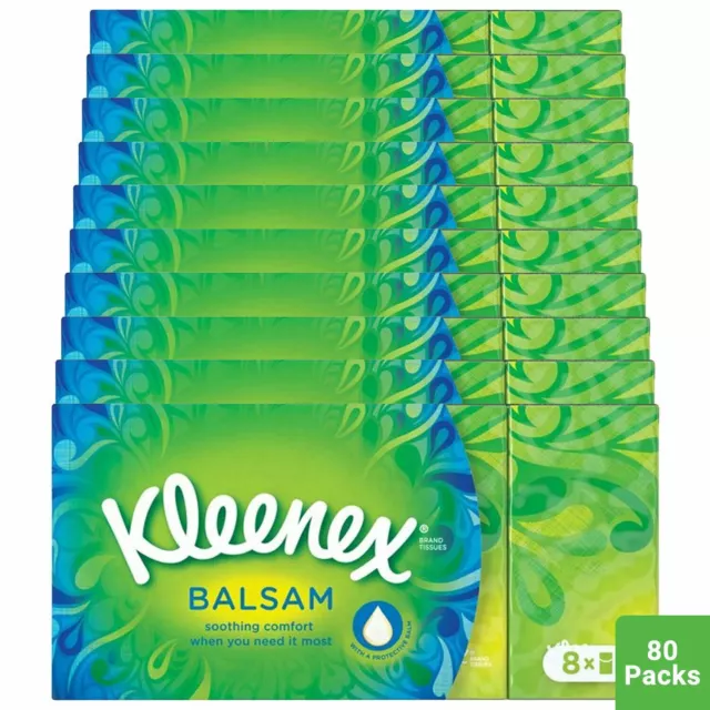 Kleenex Tissue Balsam or Ultra Soft Pocket Tissues 8pk - 10x, 20x, or 30x Boxes 3
