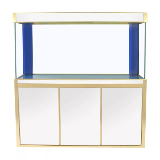 170 Gallon Fish Tank Premium Tempered Ultra-Transparent Glass Aquarium White