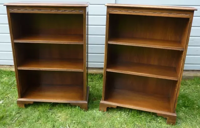 Pair Of Reprodux Bevan Funnell Dwarf  Bookcases