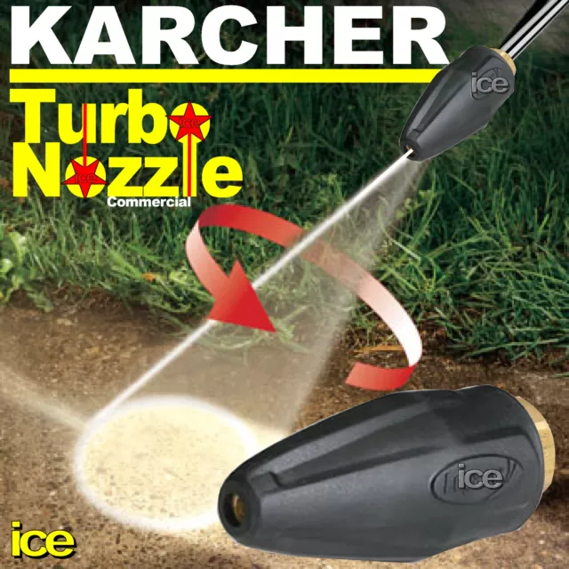 Karcher Commercial Turbo Nozzle Rotary Spinning Oscillating Dirtblaster Hd Hds