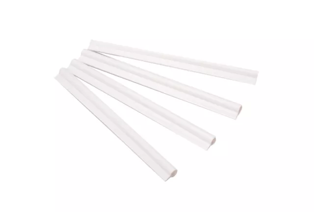 Rail de Serrage Strip pour Pe - Bandes Protection Visuelle HaGa Blanc 10 St