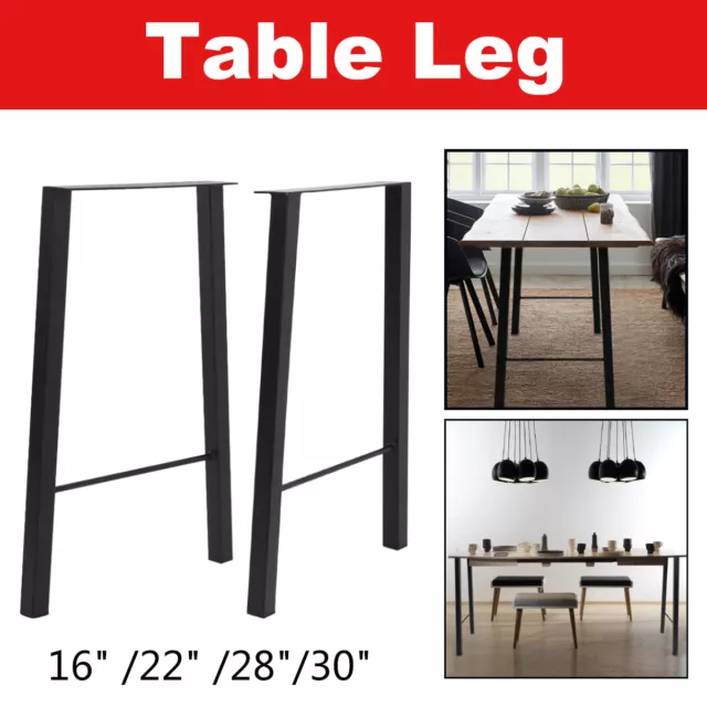 16" 22'' 28" 30" Table Legs Metal Dining Table, Coffee Legs,Desk Legs Set of 2