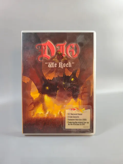 Dio: We Rock (DVD, 2005) Ronnie James Dio | Vinny Appice with Insert REGION 0