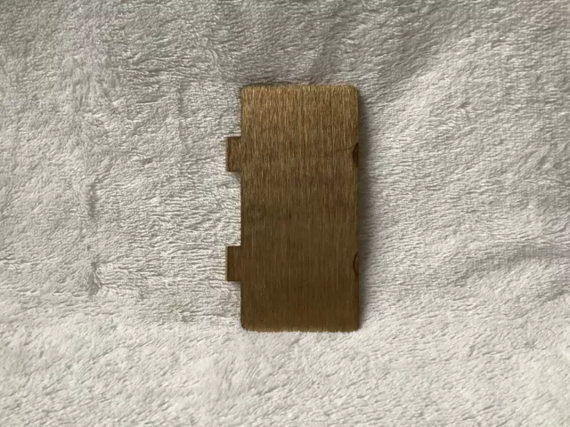 Hubbell 1-Gang Rectangular Brass Outlet Cover Flap - S3826 Part - As-Is