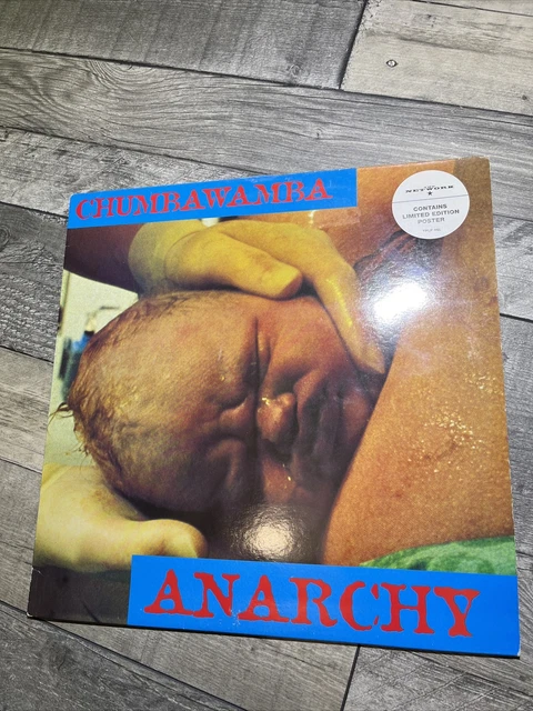Chumbawamba - Anarchy - 12” Vinyl Record LP - 1994 Limited Poster UK 1st Press