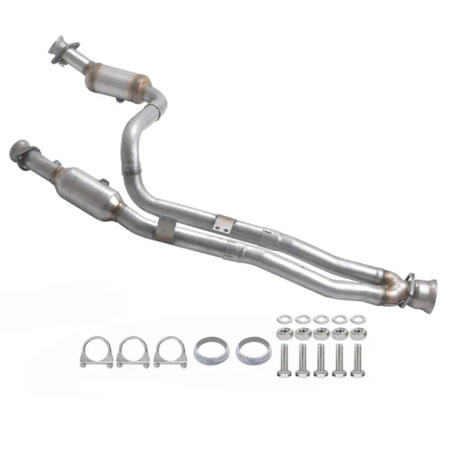 For 15-19 Ford Transit-150 250 350 3.7L Engine Y Pipe Both Catalytic Converters
