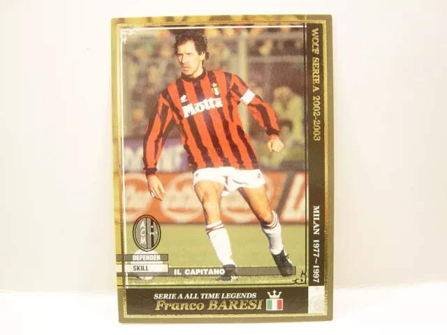 Panini WCCF 2002-03 ATLE Franco Baresi 1960 Italy　No.6 AC Milan Legends 1977-97