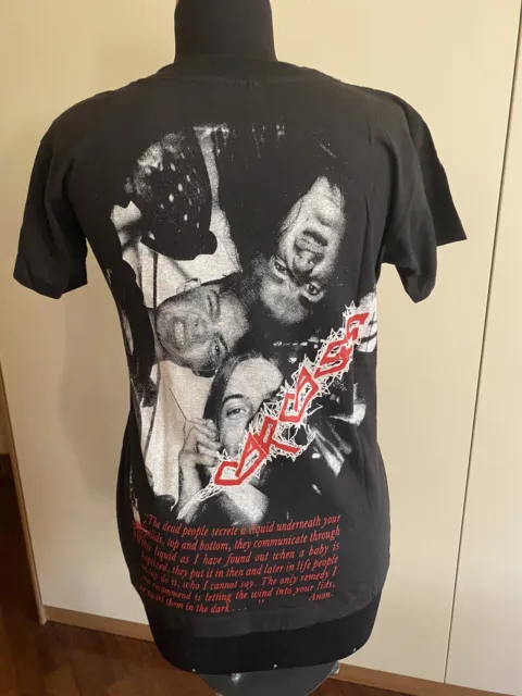 Vintage T-Shirt Carcass 90’s Original !! Empire L Tour Trash Death Black Metal