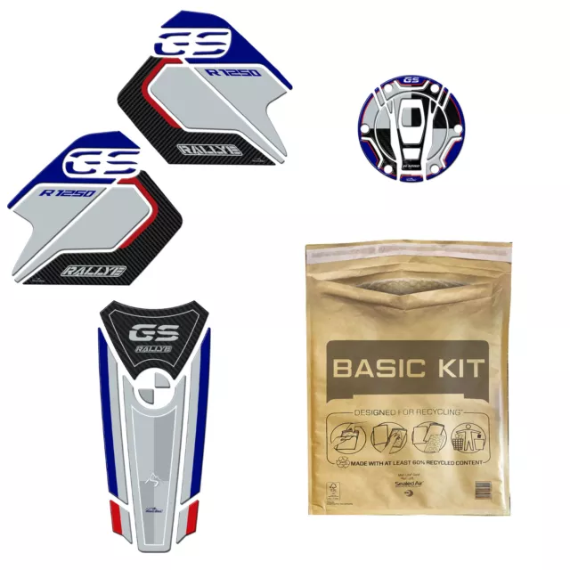 Sticker Set 3D Kompatibel Mit BMW R 1250 GS Adventure Rallye 2022 Tankpad