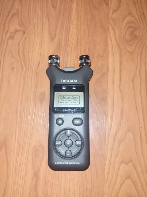 Tascam DR-07 MKII Portable Handheld Digital Recorder with 2gb Micro SD