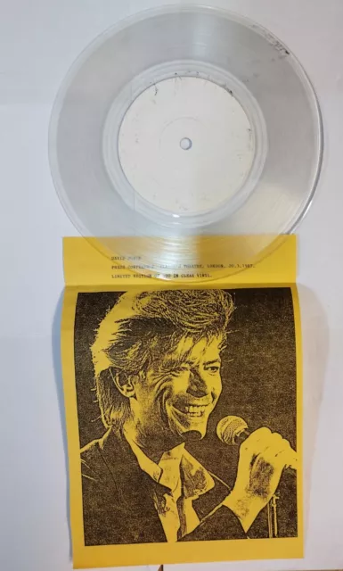 David Bowie, Cat Club  New York 1987, NEW/UNPLAYED* Ltd CLEAR vinyl 7" single