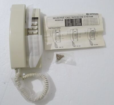 Teléfono de intercomunicador de llamadas selectivo AIPHONE TD-12H 12 llamadas hechas en Japón nuevo de lote antiguo