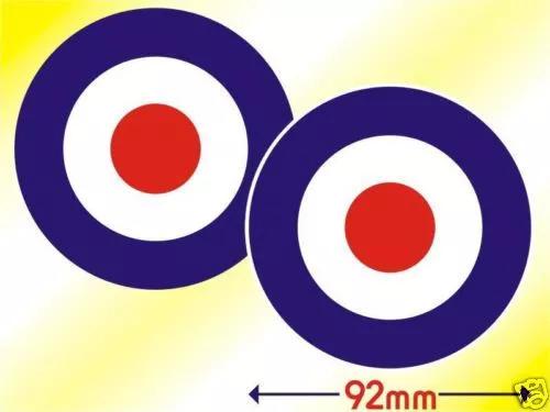 RAF Spitfire Roundels Mods Roller Aufkleber Aufkleber 92 mm