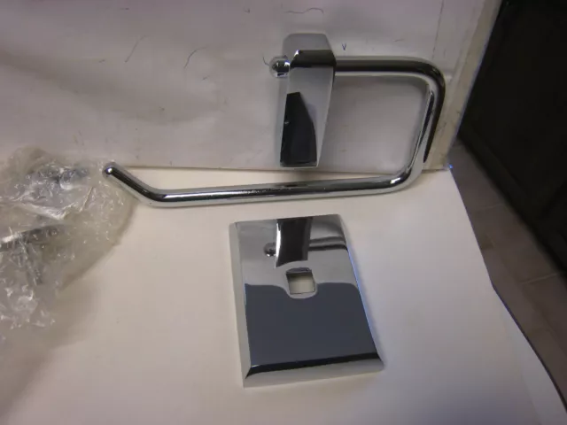 Rusticware (8707CH) Utica Euro Tissue Holder Chrome - Brand New in Box
