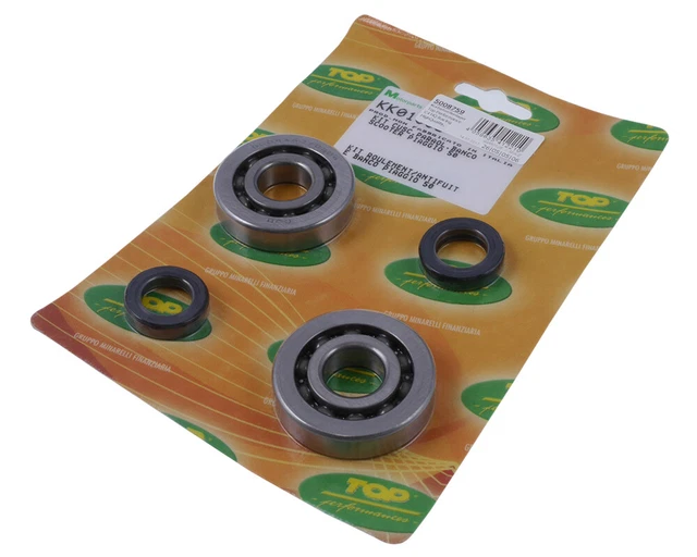 Kit de roulements de vilebrequin TOP PERFORMANCES C4 Teflon avec bagues d'étanch