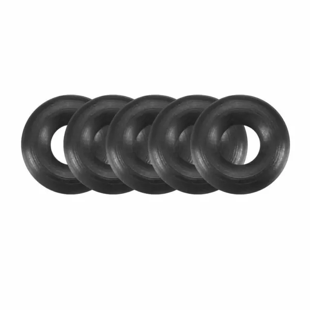 30pcs Black Round Nitrile Butadiene Rubber NBR O-Ring 6mm OD 1.9mm Width ✦KD
