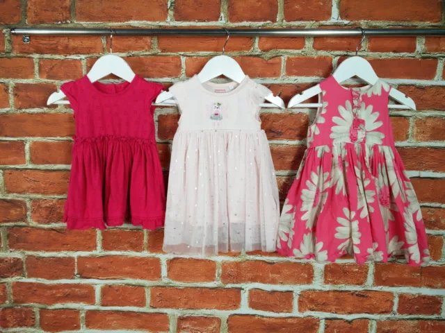 Baby Girl Bundle Age 3-6 Month Next Bluezoo Pretty Party Dress Pink Sparkle 68Cm