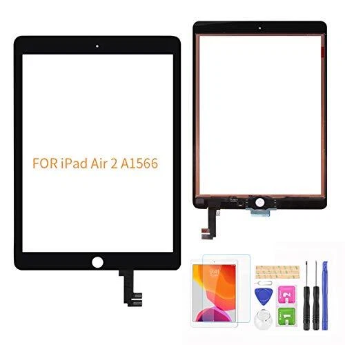 A-MIND for IPad Air 2 A1566 A1567 Touch Screen Parts（ LCD Not IncludeNO Home ...