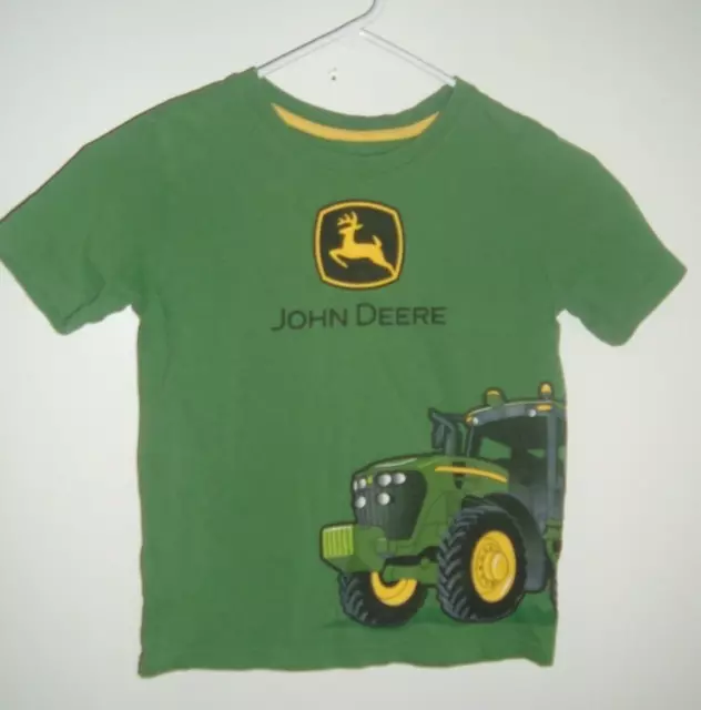 John Deere Tractor Logo Toddler Size 6 Green T-Shirt
