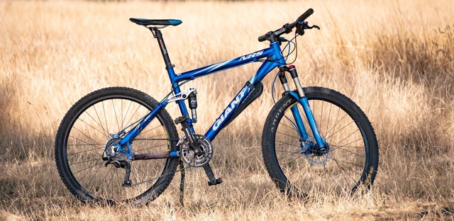 GIANT NRS 1 Full Suspension Mountain Bike Blue Medium £104.69