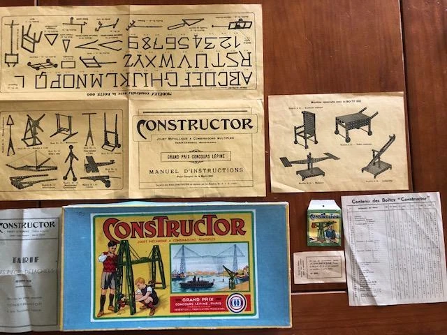 Jeu ancien Gambino construction bois Concours Lépine 1930 vintage - Jeux & Jouets