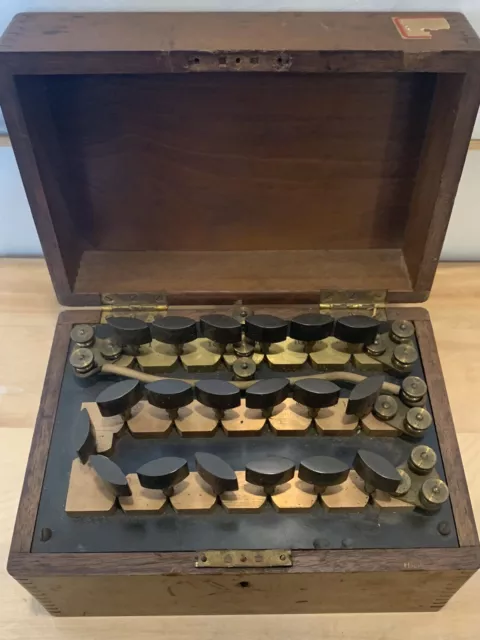 jacques wheatstone bridge Antique Wooden Box Rare