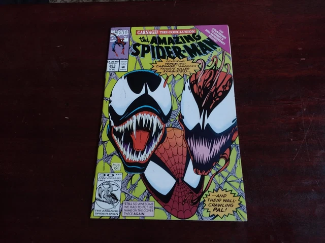 The Amazing Spider-Man #363 3Rd Carnage! Venom! Marvel Comics 1992! Nm