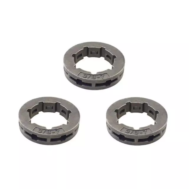 3-teiliges Kettensägen-Kettenrad 3/8 7T 22 mm für Husqvarna 450 372 395 550 576