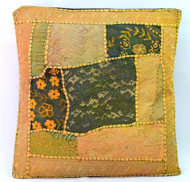 Estilo Vintage Precioso Manta Funda de Cojín Patchwork Bordadas. i17-288