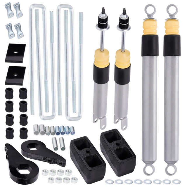 3" Suspension Lift Kit  For Chevy Silverado 1500 1999-2006 Extended Shocks