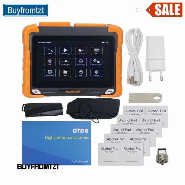 NK6200-S2 OTDR Optical Time Domain Reflectometer with Capacitance Touch Screen